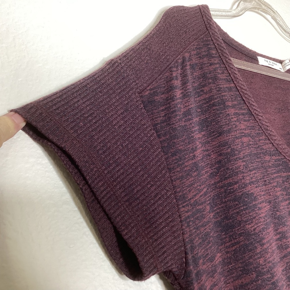 Rag & Bone Merlot Rosalind Dress Med - Picture 5 of 9
